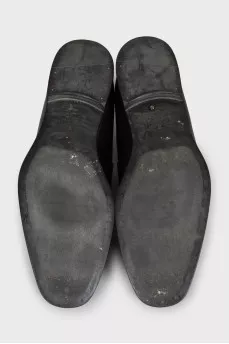 Men's loafers with two-tone branded insert