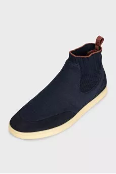 Men's blue boots