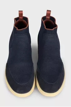 Men's blue boots