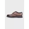 Men's gradient leather shoes
