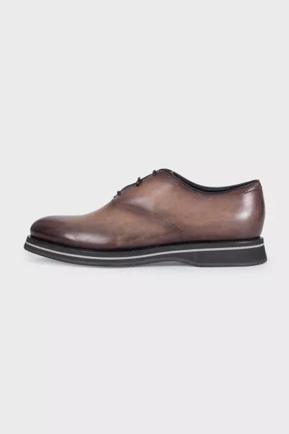 Men's gradient leather shoes