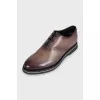 Men's gradient leather shoes