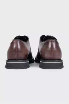 Men's gradient leather shoes