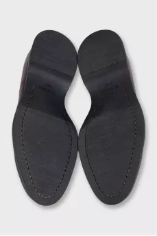 Men's gradient leather shoes