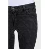 Black skinny fit jeans