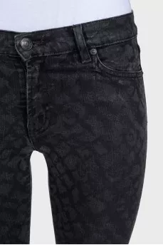 Black skinny fit jeans