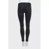 Black skinny fit jeans