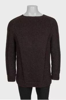 Brown oversized jumper