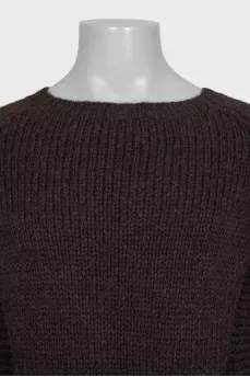 Brown oversized jumper