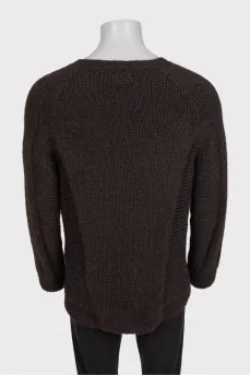 Brown oversized jumper