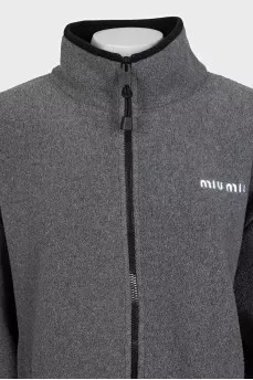 Серая куртка oversize