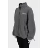 Серая куртка oversize