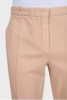 Men's beige skinny jeans