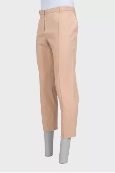 Men's beige skinny jeans