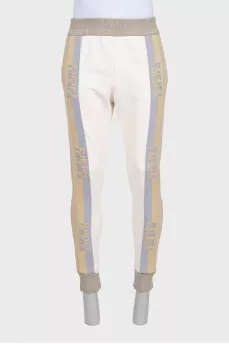 Men's tracksuit with a brand logo