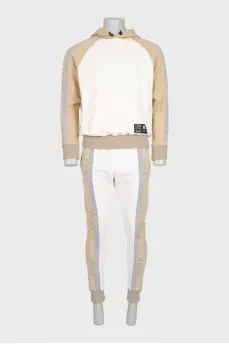 Men's tracksuit with a brand logo