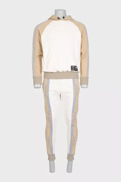 Men's tracksuit with a brand logo