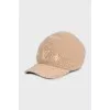 Beige Gorra Woolgram cap