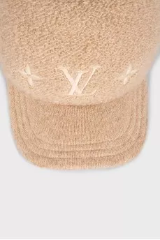 Beige Gorra Woolgram cap