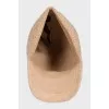 Beige Gorra Woolgram cap
