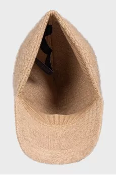 Beige Gorra Woolgram cap