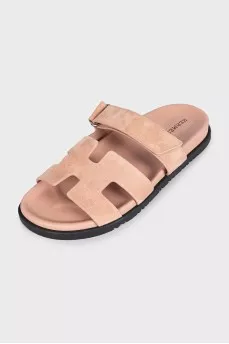 Chypre suede slides