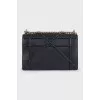 Black leather Diorama bag