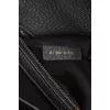 Black leather Diorama bag