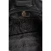 Black and white leather tote