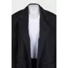 Oversized black jacket