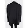Oversized black jacket