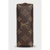 Cosmetic bag made from branded canvas