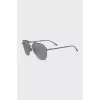 Men's sunglasses with translucent tint