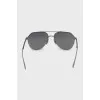 Men's sunglasses with translucent tint