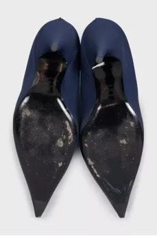 Textile boots Knife