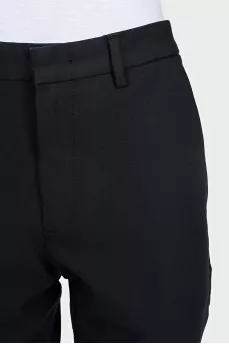 Чорні slim fit штани