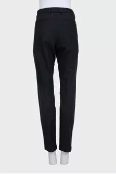 Чорні slim fit штани