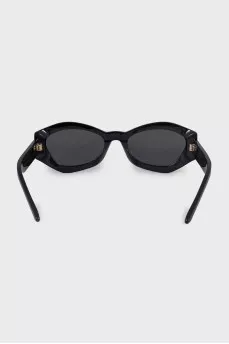 Black shaped frame sunglasses