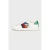 Кеды белого цвета Ace by Gucci x Disney