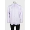 Men's straight pink shirt