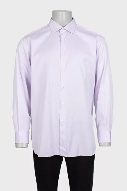 Men's straight pink shirt