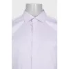 Men's straight pink shirt