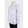 Men's straight pink shirt