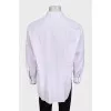 Men's straight pink shirt