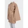 Brown dress with puff sleeves Dakota
