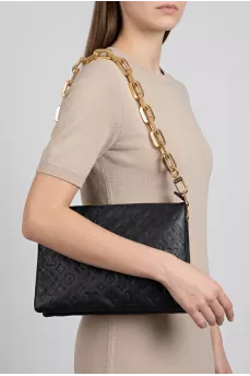 Coussin leather bag
