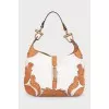 Vintage Jackie bag with leather inserts