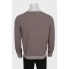 Men's brown cardigan
