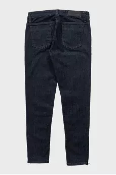 Skinny jeans with zippers