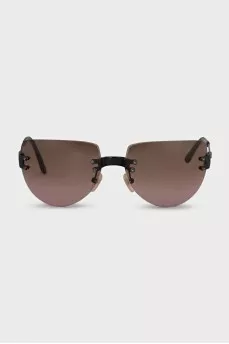 Sunglasses with multi-colored lenses